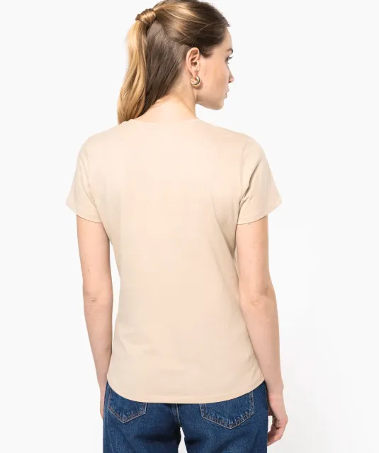 K380 - Dames t-shirt ronde hals korte mouwen White
