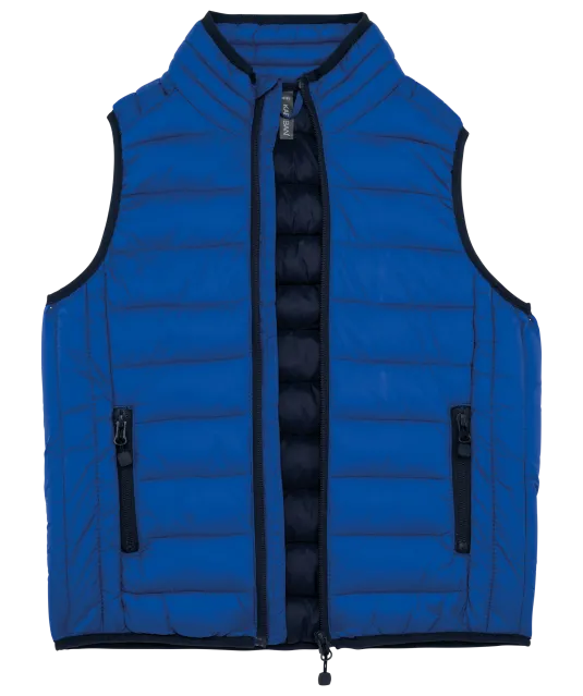K6115 - Lichte kinder-bodywarmer Light Royal Blue
