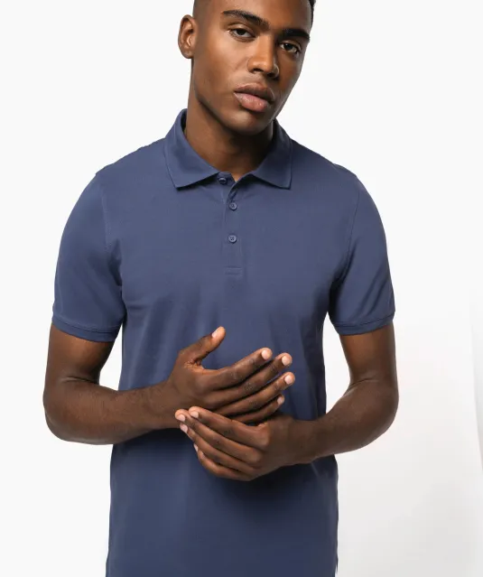 K239 - Piquépolo korte mouwen heren White