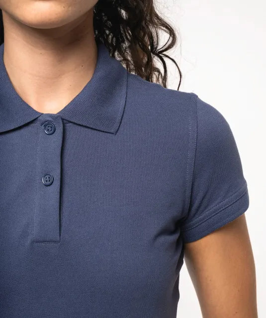 K240 - Piquépolo korte mouwen dames White