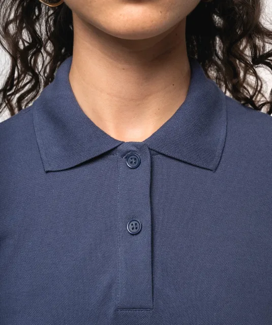 K240 - Piquépolo korte mouwen dames White