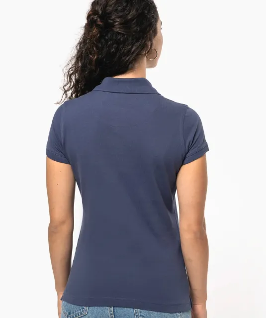 K240 - Piquépolo korte mouwen dames White