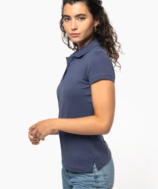 K240 - Piquépolo korte mouwen dames White