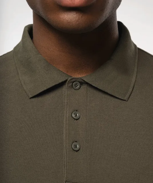 K243 - Polo lange mouwen White