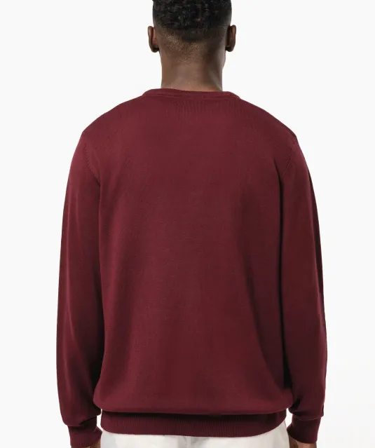 K965 - Heren pullover met v-hals Black