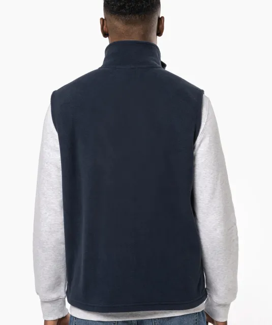 K9120 - Ecologische uniseks bodywarmer van microfleece Black