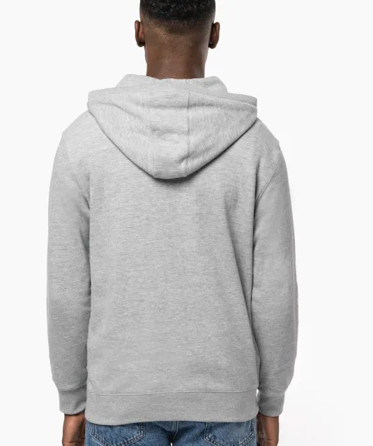 K4009 - Ecologische uniseks sweater met capuchon Black