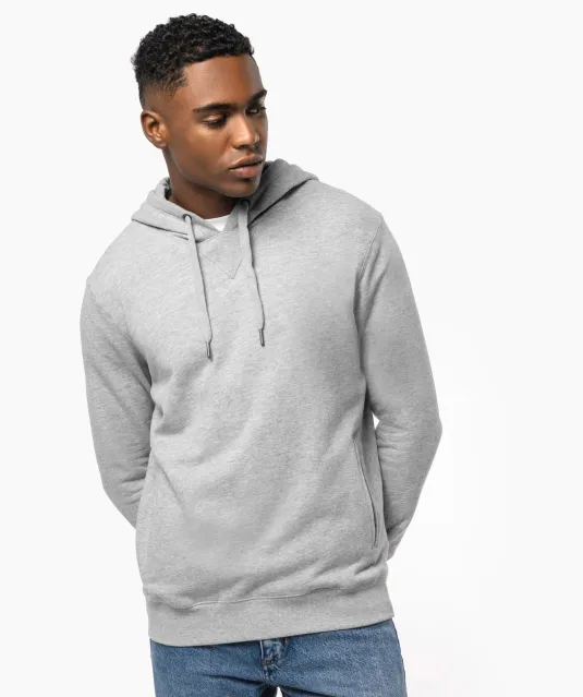 K4009 - Ecologische uniseks sweater met capuchon Black