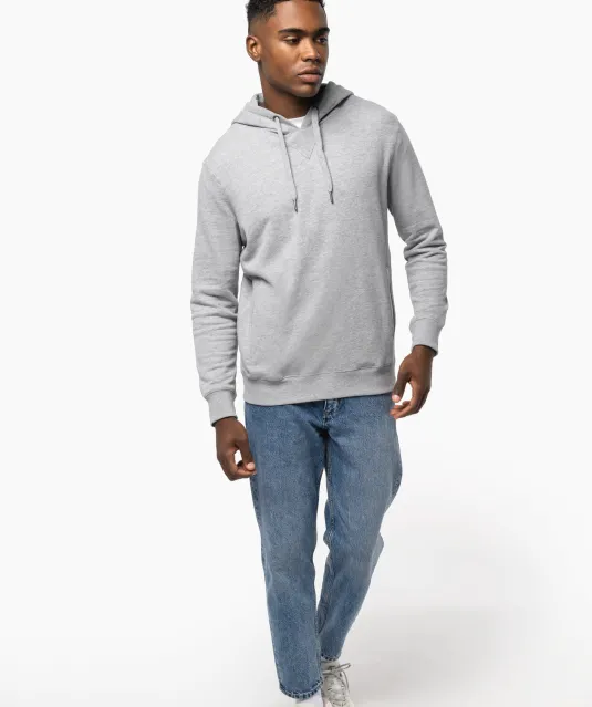 K4009 - Ecologische uniseks sweater met capuchon Black