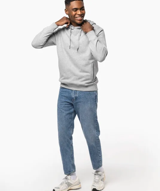 K4009 - Ecologische uniseks sweater met capuchon Black