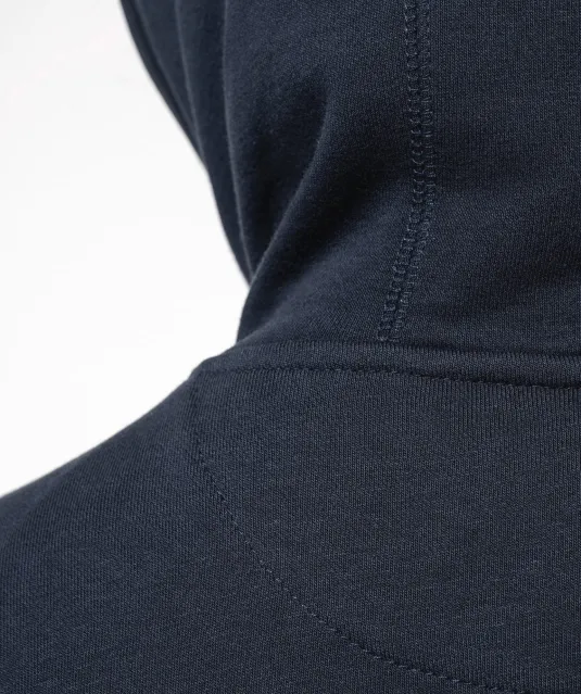 K4009 - Ecologische uniseks sweater met capuchon Black