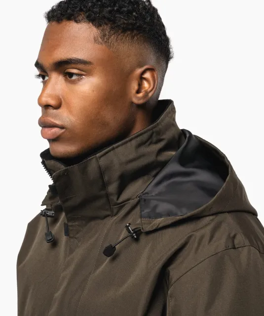 K677 - Gewatteerde parka Dark Grey