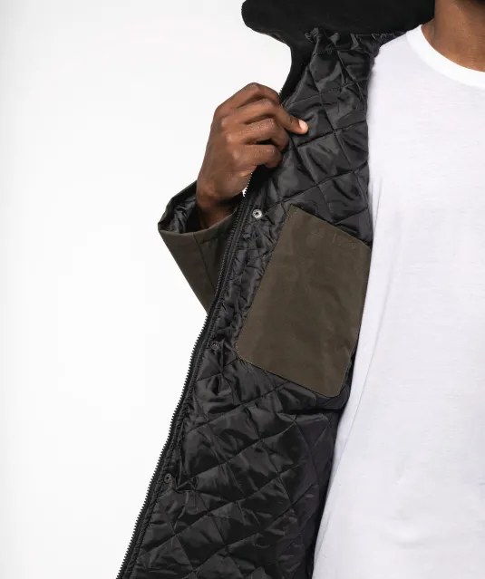 K677 - Gewatteerde parka Dark Grey