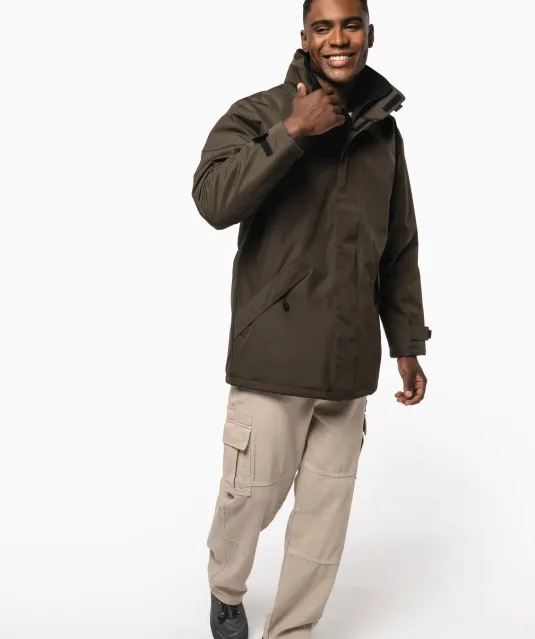 K677 - Gewatteerde parka Dark Grey