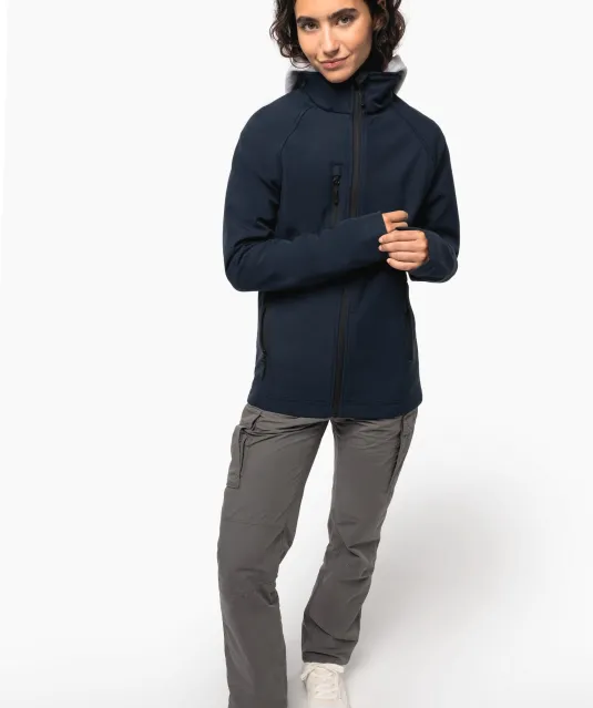 K427 - Ecologisch 3-laags uniseks softshell-jasje Black