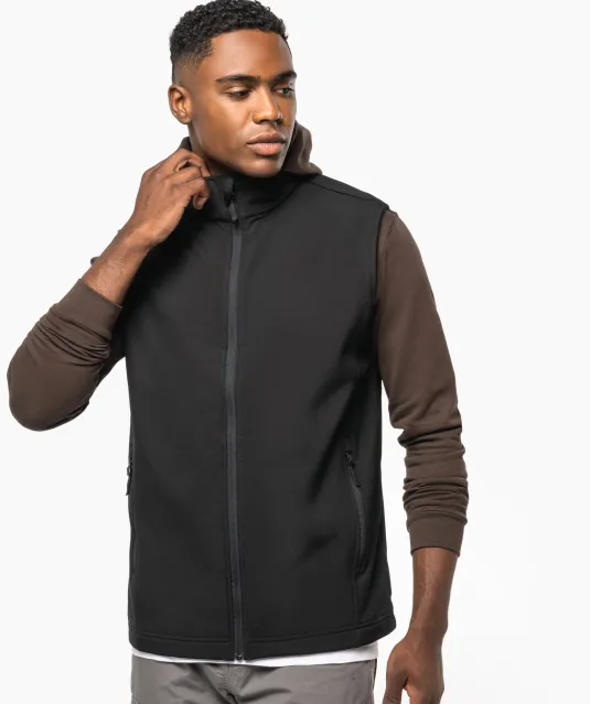 K426 - 2-laagse uniseks softshell-bodywarmer Black
