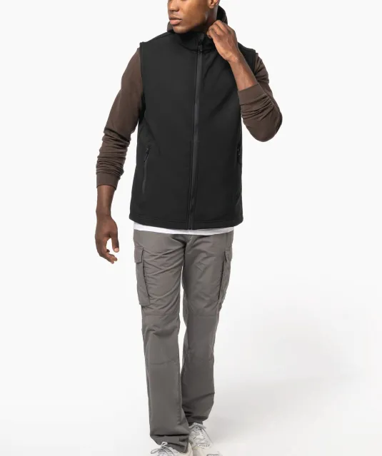 K426 - 2-laagse uniseks softshell-bodywarmer Black