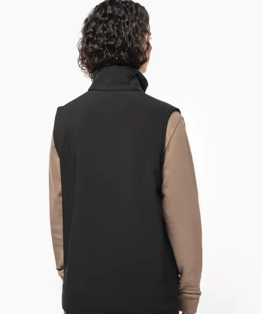 K426 - 2-laagse uniseks softshell-bodywarmer Black