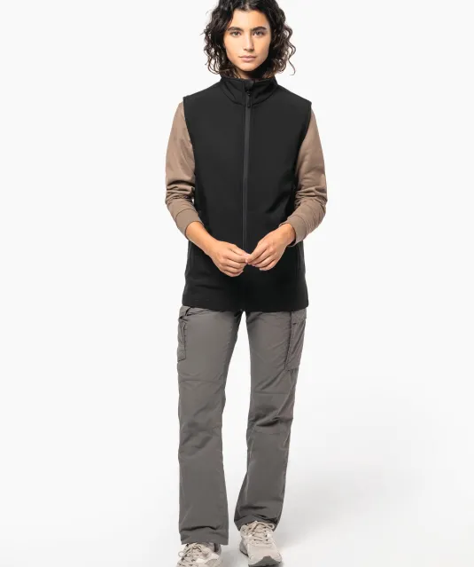 K426 - 2-laagse uniseks softshell-bodywarmer Black