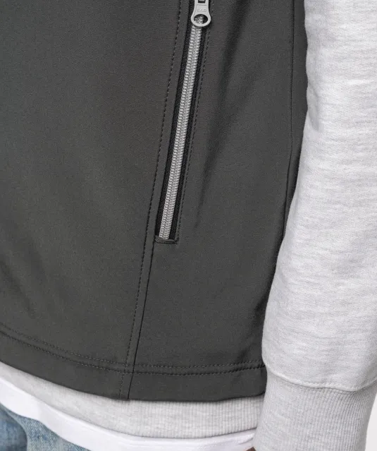 K423 - 2-laagse softshell-bodywarmer Black