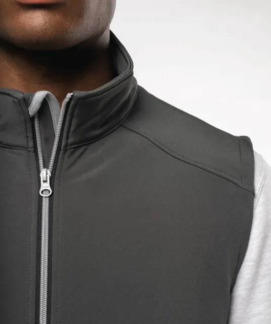 K423 - 2-laagse softshell-bodywarmer Black