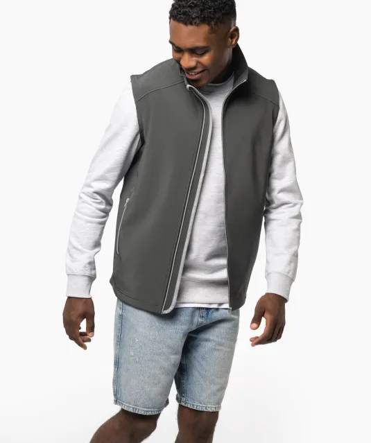 K423 - 2-laagse softshell-bodywarmer Black