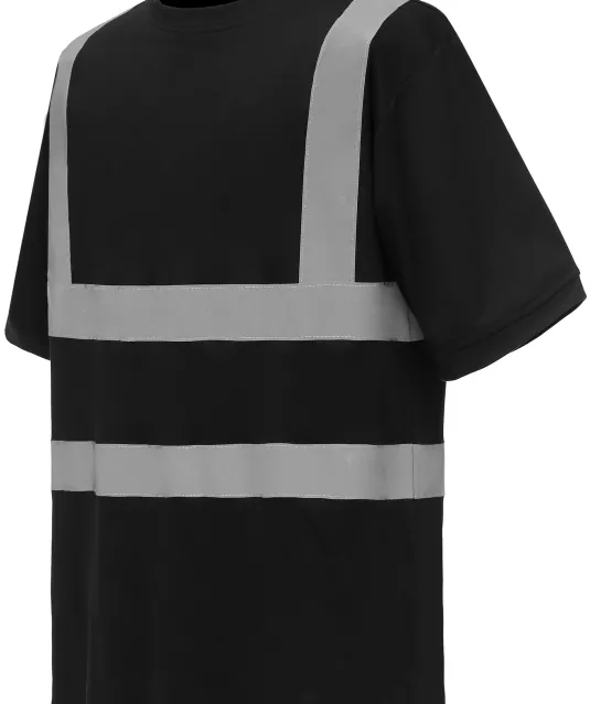 YHVJ410 - Veiligheids T-shirt met korte mouwen Black