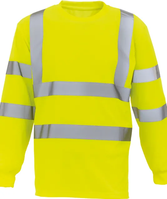 YHVJ420 - Hi-Vis T-shirt lange mouwen Hi Vis Yellow
