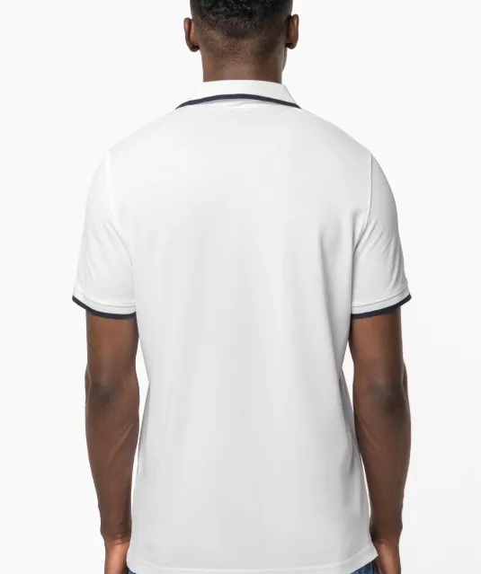 K245 - Polo korte mouwen Light Turquoise / White / Navy