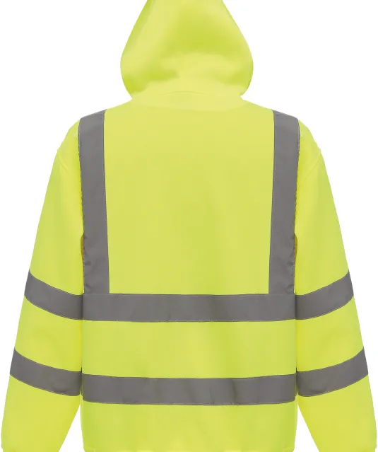 YHVK05 - Hi-Vis sweater met capuchon Hi Vis Yellow