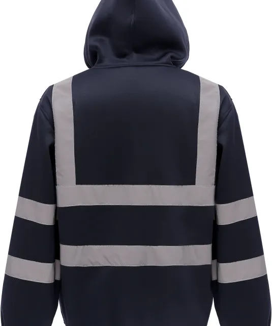 YHVK07 - Veiligheidssweatervest met capuchon Navy
