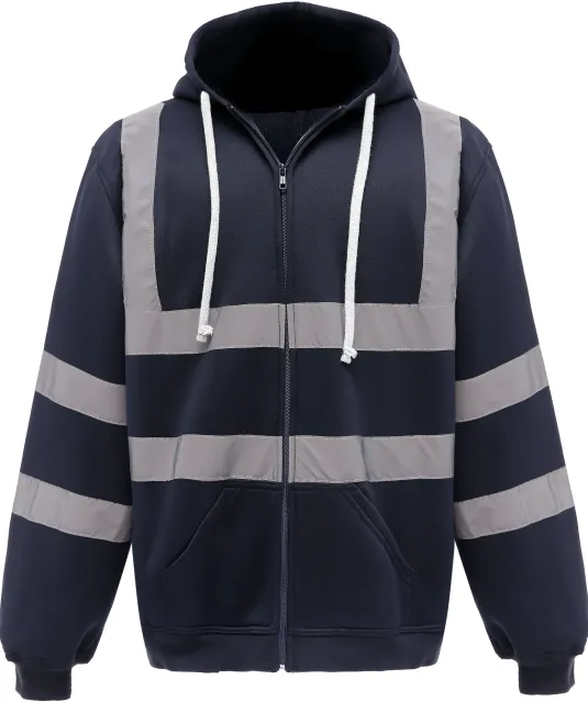 YHVK07 - Veiligheidssweatervest met capuchon Navy