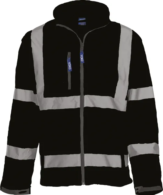 YHVK09 - Softshell veiligheidsjas Black