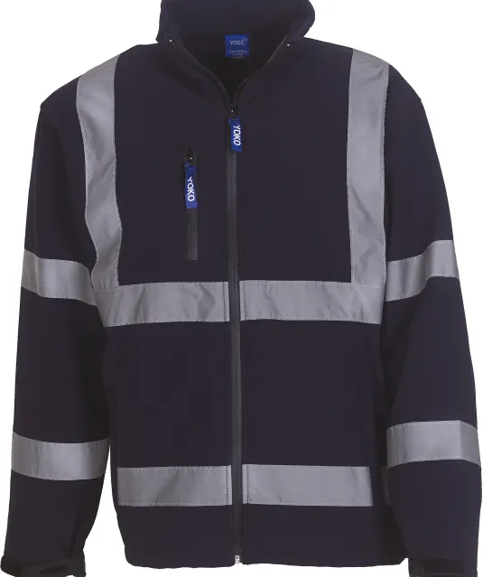 YHVK09 - Softshell veiligheidsjas Navy