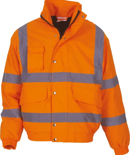 YHVP211 - Klassieke veiligheids bomberjack Hi Vis Orange