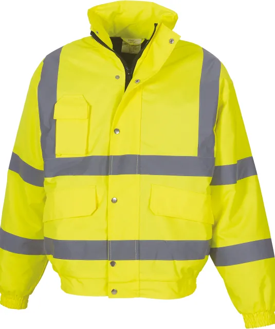 YHVP211 - Klassieke veiligheids bomberjack Hi Vis Yellow