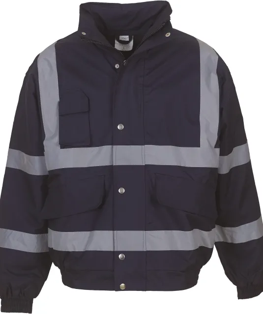 YHVP211 - Klassieke veiligheids bomberjack Navy