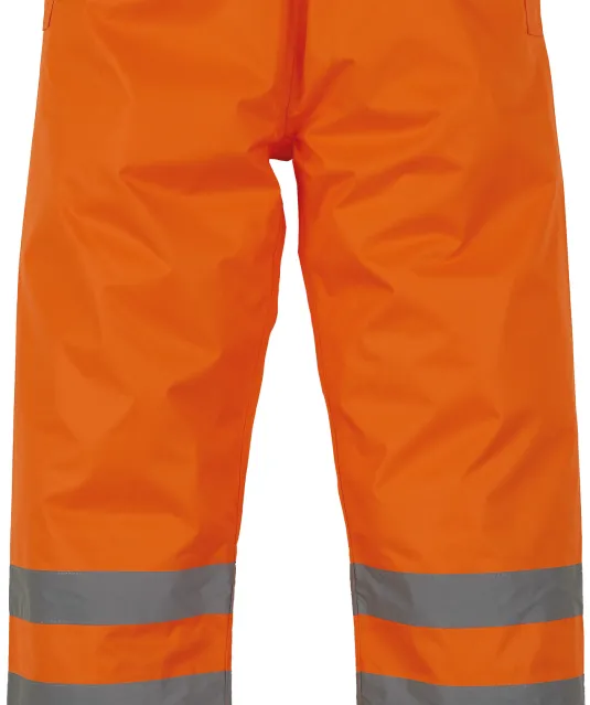 YHVS46 - Hi vis waterdichte overbroek Hi Vis Orange
