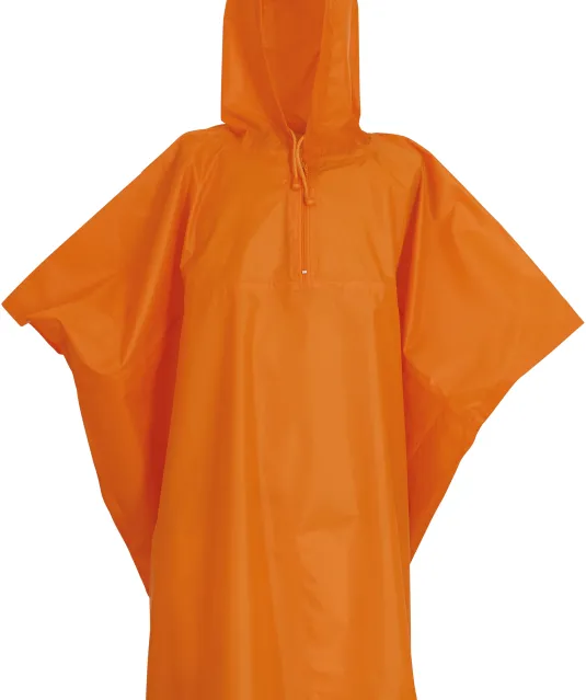 YHVS470 - Lichtgewicht poncho Orange