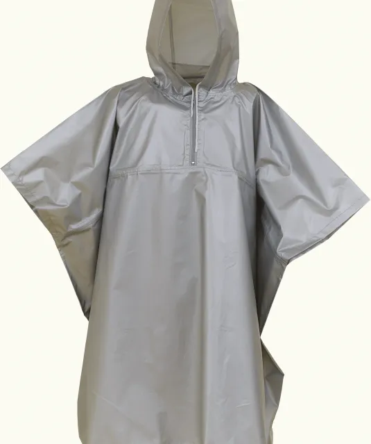 YHVS470 - Lichtgewicht poncho Silver