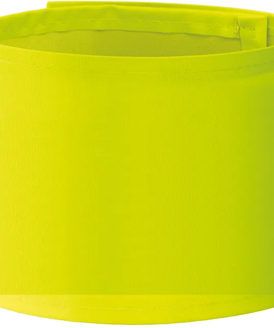 YHVW066 - Brede te bedrukken armband Hi Vis Yellow