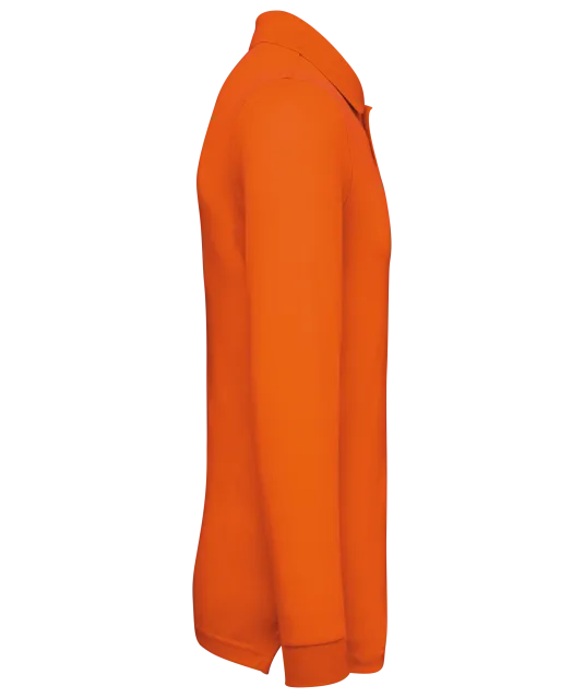 WK276 - Polo lange mouwen Orange