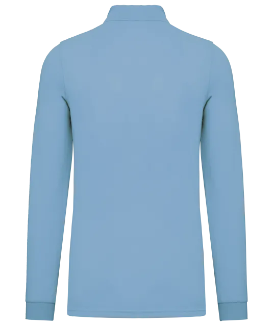 WK276 - Polo lange mouwen Sky Blue