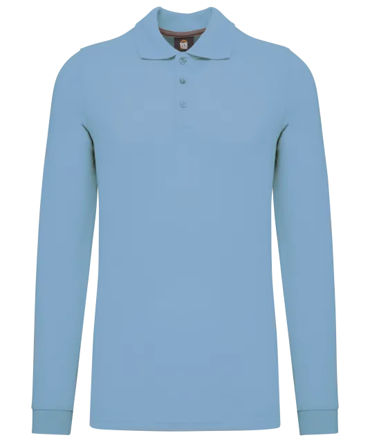 WK276 - Polo lange mouwen Sky Blue