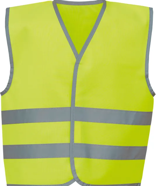 YHVW102CH - Veiligheidshesje met reflecterende zoom en strepen Hi Vis Yellow