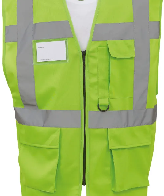YHVW801 - Multifunctioneel veiligheidshesje Lime