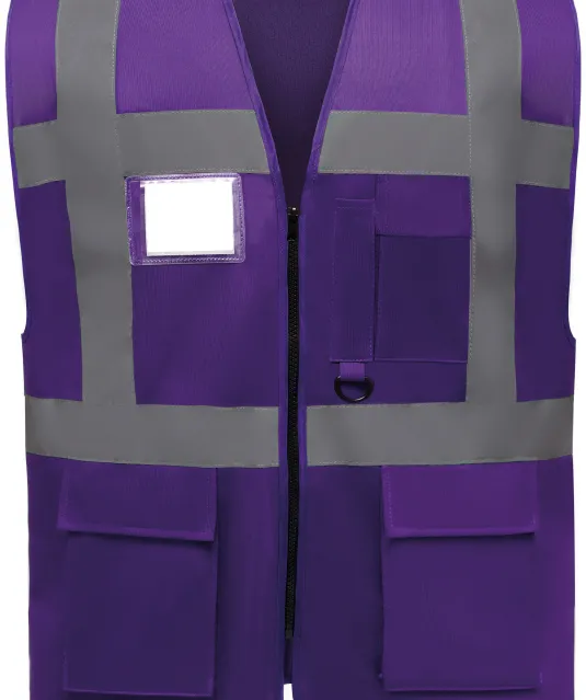 YHVW801 - Multifunctioneel veiligheidshesje Purple