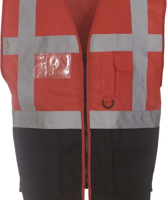 YHVW801 - Multifunctioneel veiligheidshesje Red / Black