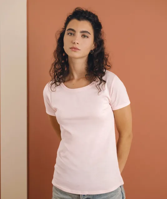 K3026IC - Dames-t-shirt BIO150IC ronde hals White