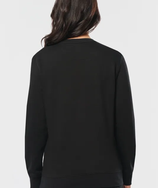 WK403 - Day To Day unisex sweater met zip contrasterende zak Black / Kelly Green